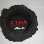 Posacenere pietra lavica Etna