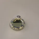 specchietto per coffa siciliana piccolo nichelato 2,2 cm