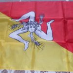 bandiera flag siciliana trinacria 140X100