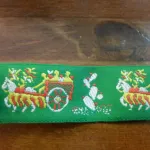 bordura verde coffa borse o vestiti 1 metro