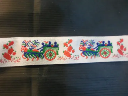 bordura bianca coffa borse o vestiti 1 metro