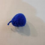 Pon pon piccoli blu per borse o coffe