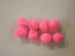 Pon pon piccoli rosa per borse o coffe