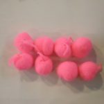 Pon pon piccoli rosa per borse o coffe
