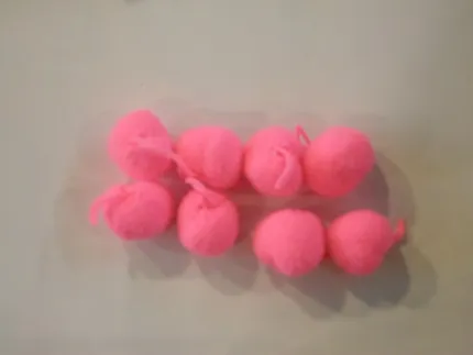 Pon pon piccoli rosa per borse o coffe