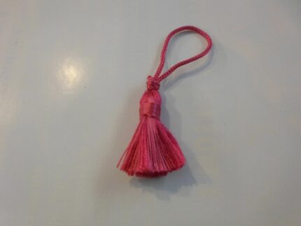 fiocchetto piccolo rosa per borse coffe orecchini 3,5cm