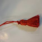 fiocchetto piccolo rosso 3 cm per borse orecchini coffe