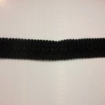 bordura coffa nera 1 metro larghezza 2 cm