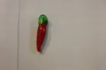 peperoncino orecchini 3,5 cm circa