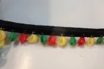 bordura coffa pon pon colorati