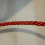 cordoncino coffa borse o vestiti 1 metro rosso