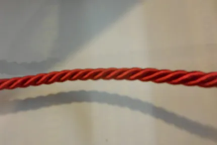 cordoncino coffa borse o vestiti 1 metro rosso