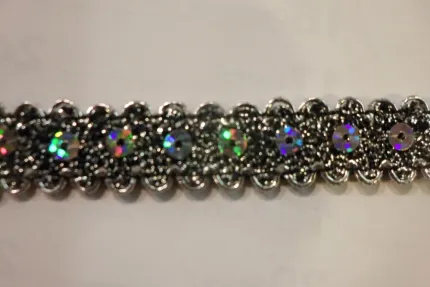 bordura coffa borsa vestiti argento