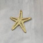 decorazione stella marina dorata coffa siciliana borsa cm 3,5x3,5
