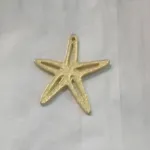 decorazione stella marina dorata coffa siciliana borsa cm 3,5x3,5
