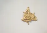 Una ruota singola decorazione borsa collana dipinta a mano vari colori