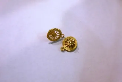 Ganci per orecchini con ruota