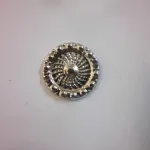 borchia decorazione coffa siciliana argentata 1,8 cm