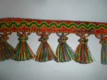 bordura coffa  fiocchi multicolor 1 metro
