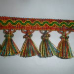 bordura coffa  fiocchi multicolor 1 metro