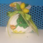 Sfera di Natale in ceramica a tema siciliano