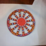 Ruota di carretto 10 cm decorazione coffe borse