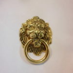 accessorio coffa testa di leone grande scuro