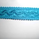 bordura coffa turchese 1 metro larghezza 2 cm