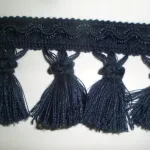 bordura coffa  fiocchi 1 metro blu