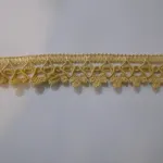 bordura coffa giallo oro 1 metro