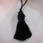 fiocchetto nero per borse coffe 10 cm
