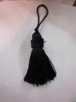 fiocchetto nero per borse coffe 10 cm