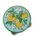 Tamburello Siciliano Dipinto a Mano Limoni
