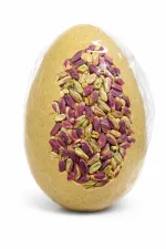 Uovo di Pasqua al Pistacchio con Pistacchio Verde di Bronte DOP e pistacchi interi - immagine 2