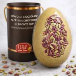 Uovo di Pasqua al Pistacchio con Pistacchio Verde di Bronte DOP e pistacchi interi