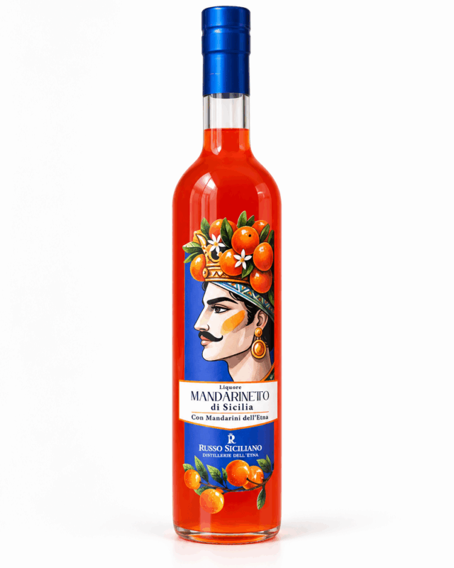I Mori Mandarinetto di Sicilia Russo Siciliano 500 ml liquore al mandarino dell’Etna