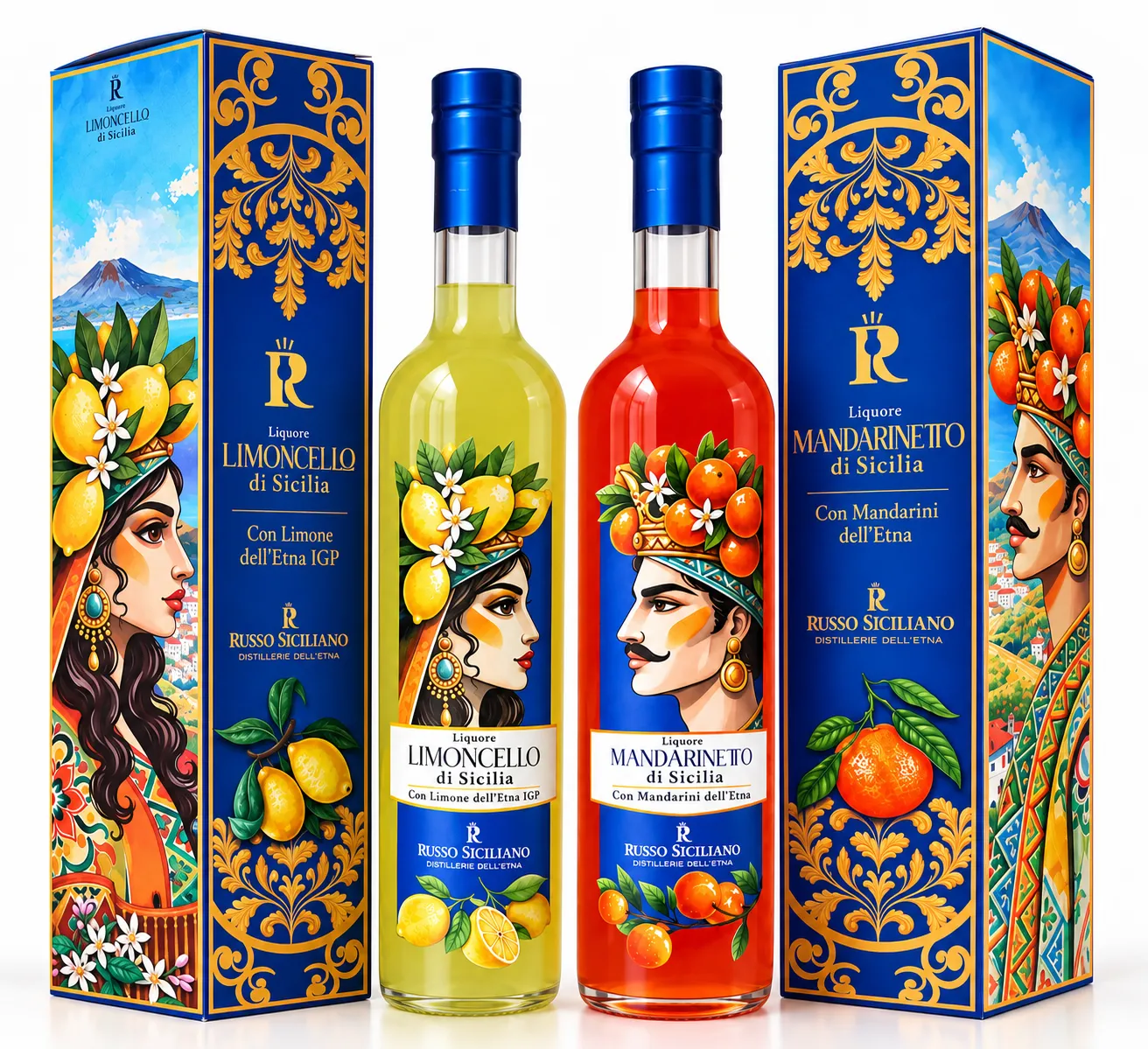 ChatGPT Image 25 set 2026, 16_07_31 I Mori Limoncello e Mandarinetto di Sicilia Liquori 500 ml - immagine 1