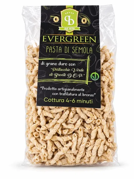 Pasta con Pistacchio Verde di Bronte DOP Evergreen 500 g Confezione